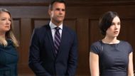 Willow at court with Drew and Nina on General Hospital | Image: ABC